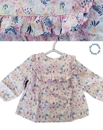 12 mois blouse tape a l oeil