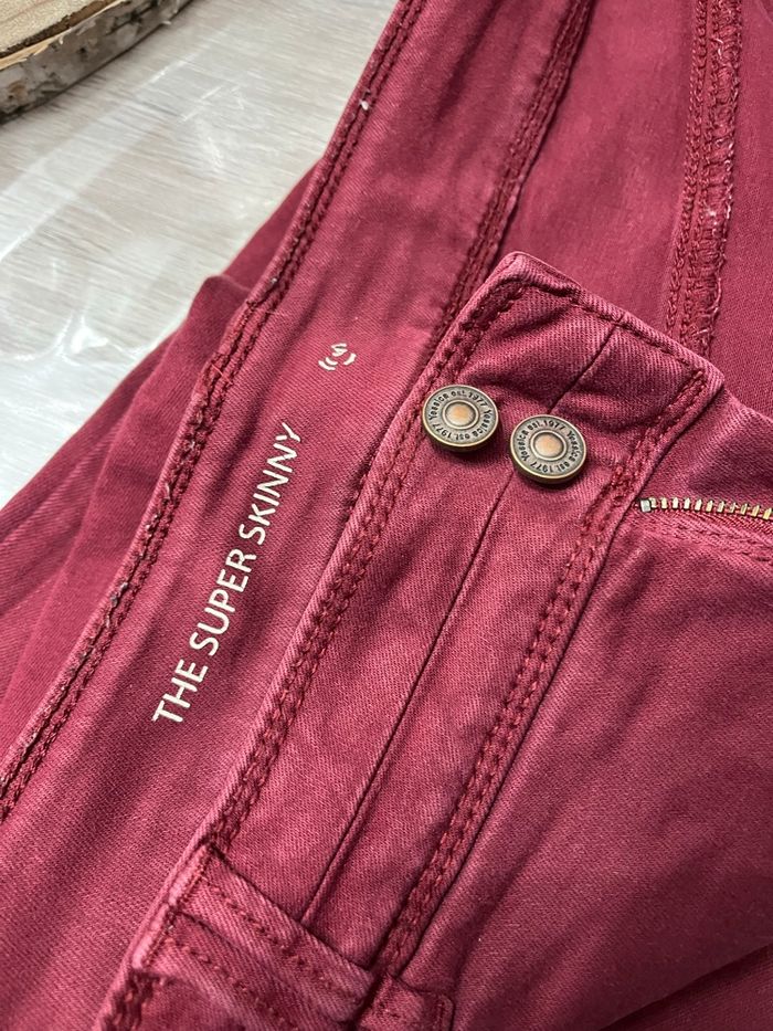 Jean skinny Bordeaux taille 46 - photo numéro 2