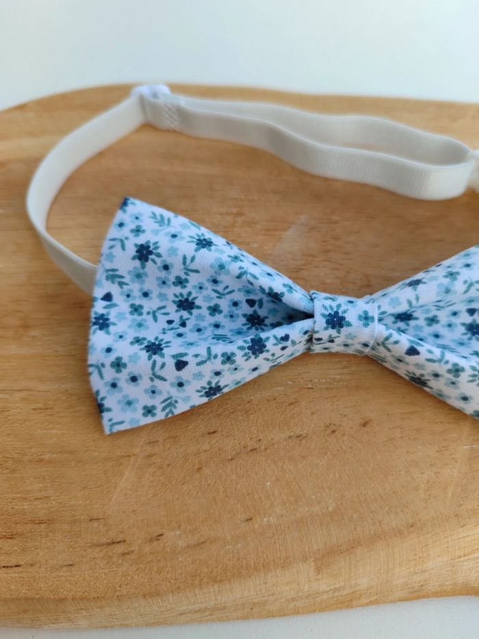 Noeud papillon enfant bleu - photo numéro 2