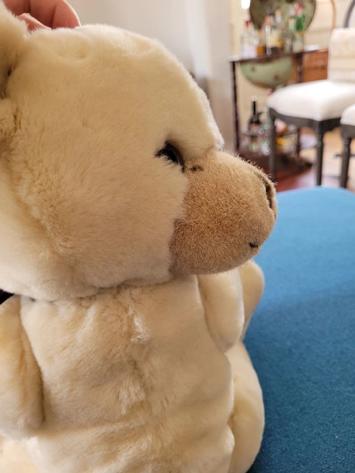 Grand Ours collection articulé Steiff 45cm beige miel noeud marron peluche traditionnelle - photo numéro 6