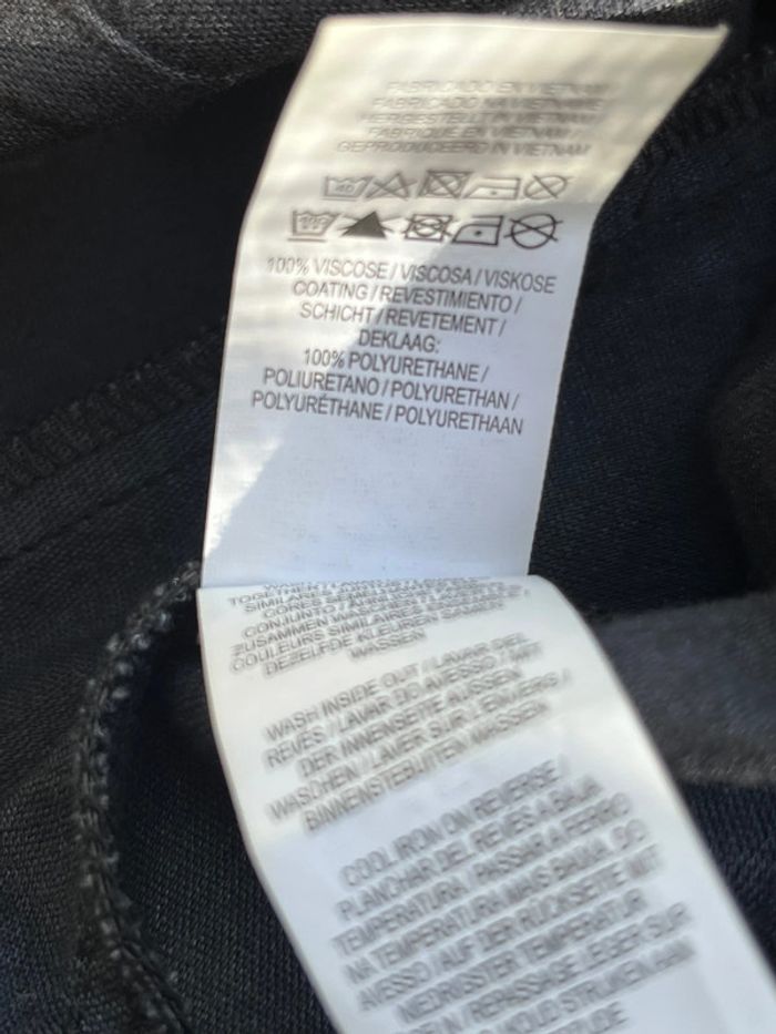 Jupe crayon mi longue cuir synthétique noir taille 38 - photo numéro 8