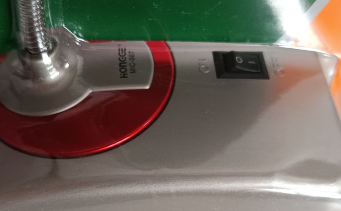Microphone Flexible Neuf Jack 3,5mm , Longueur de câble 2m, avec interrupteur - photo numéro 3
