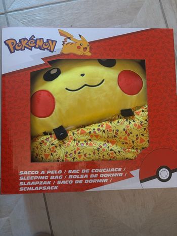 Sac de couchage Pokémon Pikachu neuf