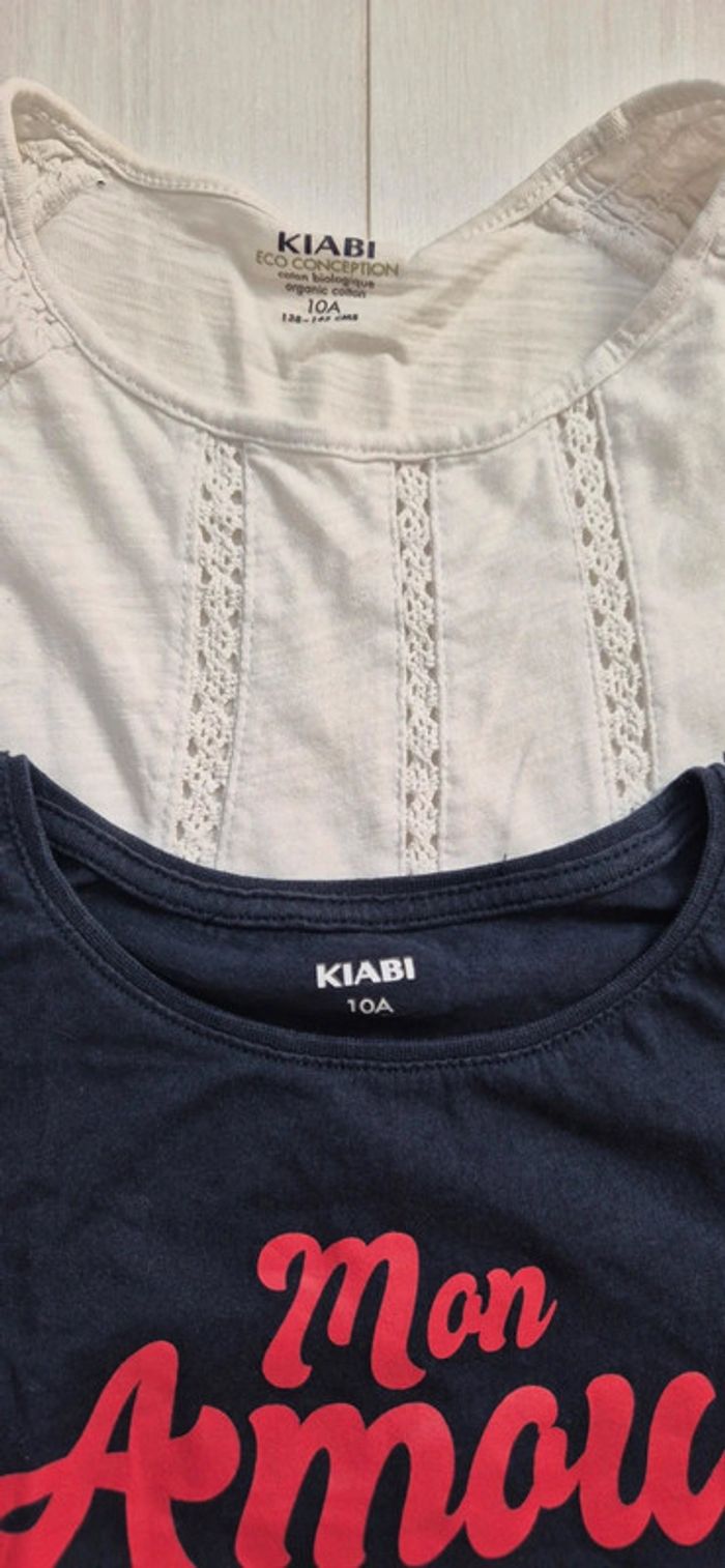 Lot de 7 t-shirts été fille 10 ans - photo numéro 4