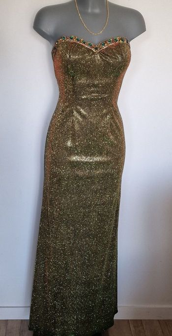 ✨ Robe sirène couture métallisée – Taille 36 ✨