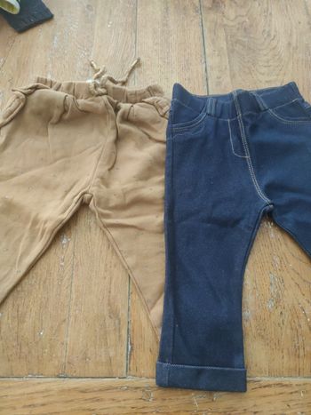 Lot de 2 pantalons 6 mois