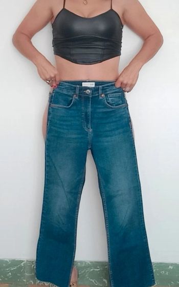 Jean brut droit taille haute Zara taille 36