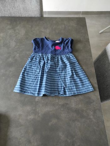 Robe bleu 12 mois