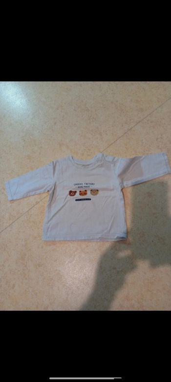 Haut manche longue taille 6 mois marque creeks