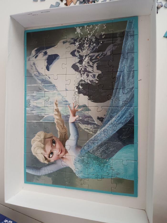 Multi puzzle reine des neiges - photo numéro 2