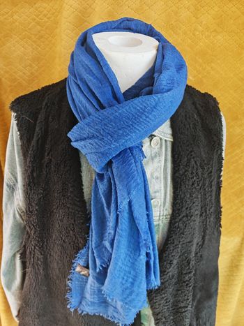 Écharpe légère - Bleu 