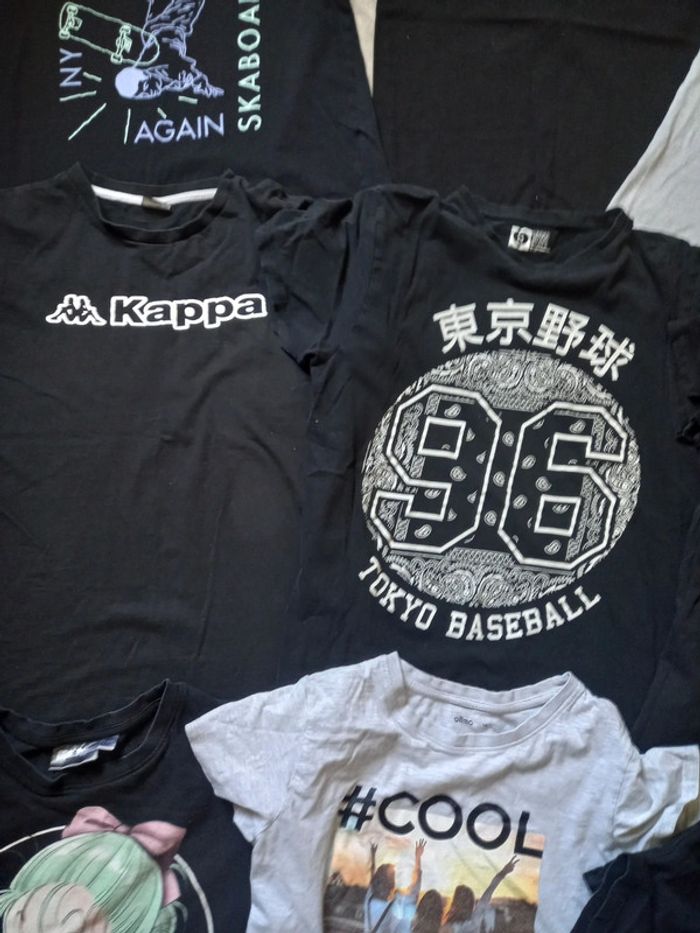 Lot de 9 tee-shirts 14 ans T.S - photo numéro 4