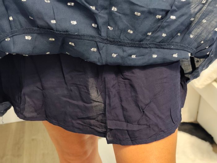 Jupe Naf Naf 36 doublée marine - photo numéro 3