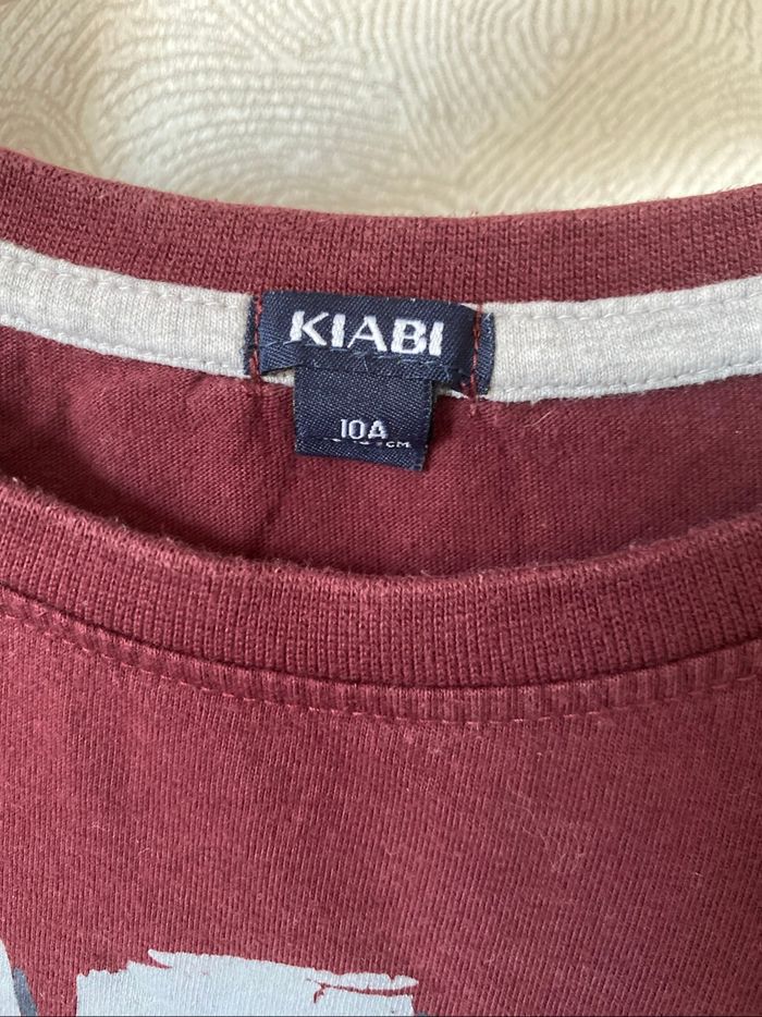 T-shirt bordeaux New York 10 ans kiabi - photo numéro 3