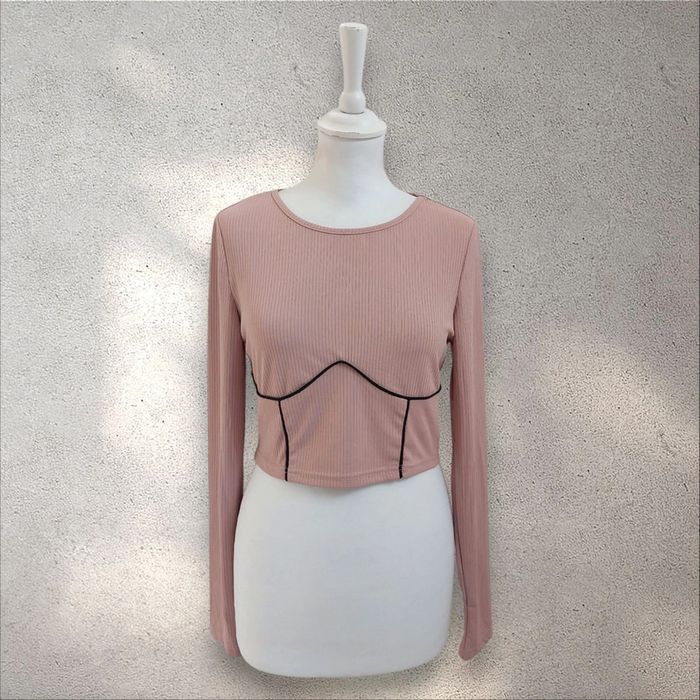 Top court manches longues taille L