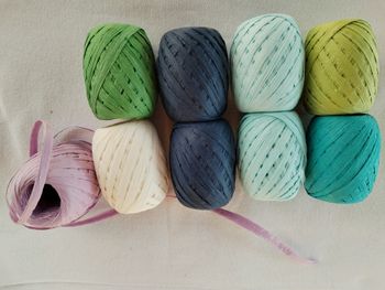 Raphia Paper Lot de 9 Bobines