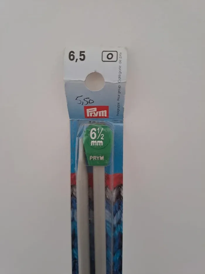 Superbe Paire d'Aiguilles à Tricoter Prym - 6.5 - photo numéro 2