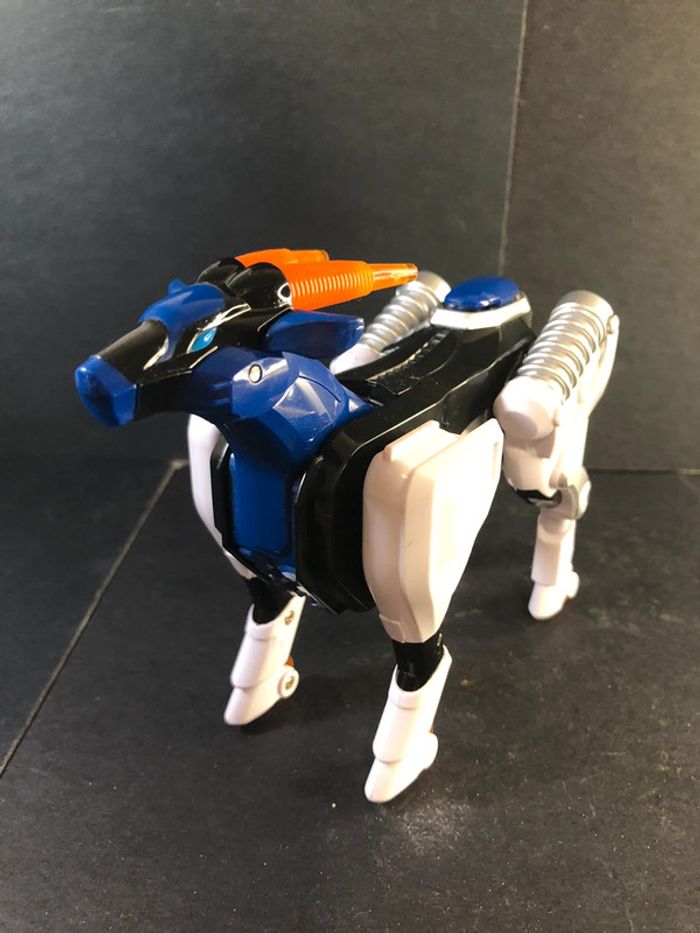 Figurine Power Rangers Jungle Fury geki gazelle Zord Gekiranger Bleu Bandai robot megazord - photo numéro 4