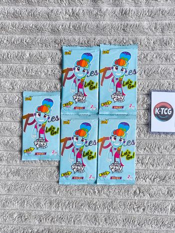 5 boosters My Little Pony Kayou – cartes à collectionner