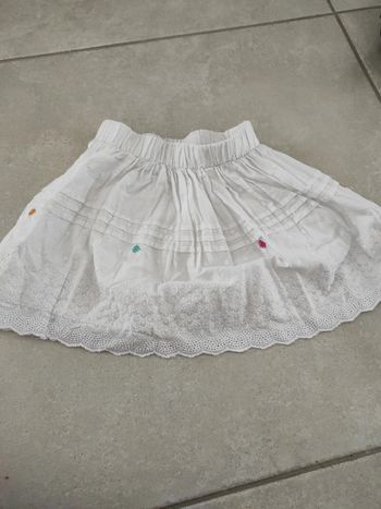 Jupe brodée et doublée orchestra 5 ans