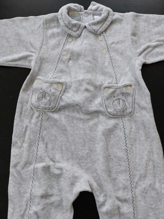 Lot de 2 pyjamas avec col 1 pièce 👧 18mois - photo numéro 8
