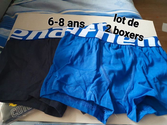 Lot n*2 lot 2 boxers athena 6-8 ans - photo numéro 2