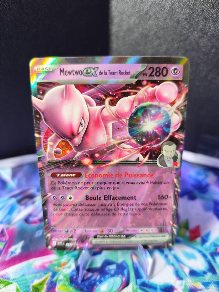 Carte pokémon neuve 🇨🇵 MewTwo Ex de la team rocket svp216 Rivalités Destinées - photo numéro 2