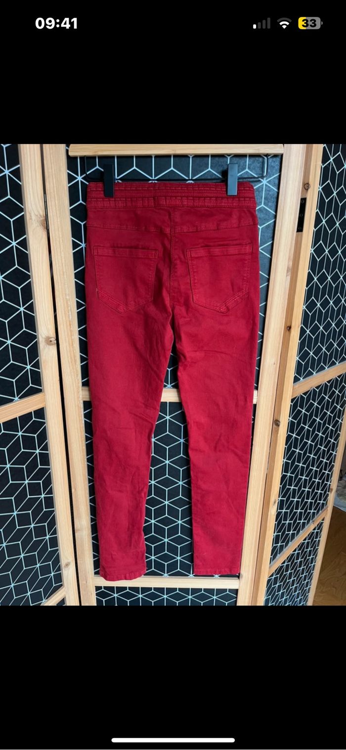 Pantalon rouge 10 ans Tape à l’œil - photo numéro 4