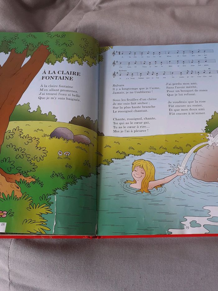 Livre chansons françaises avec partitions accompagnement piano - photo numéro 7