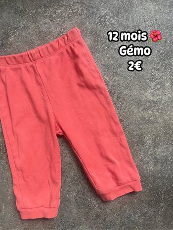 Pantalon 🌺 12 mois 🌺 Gémo