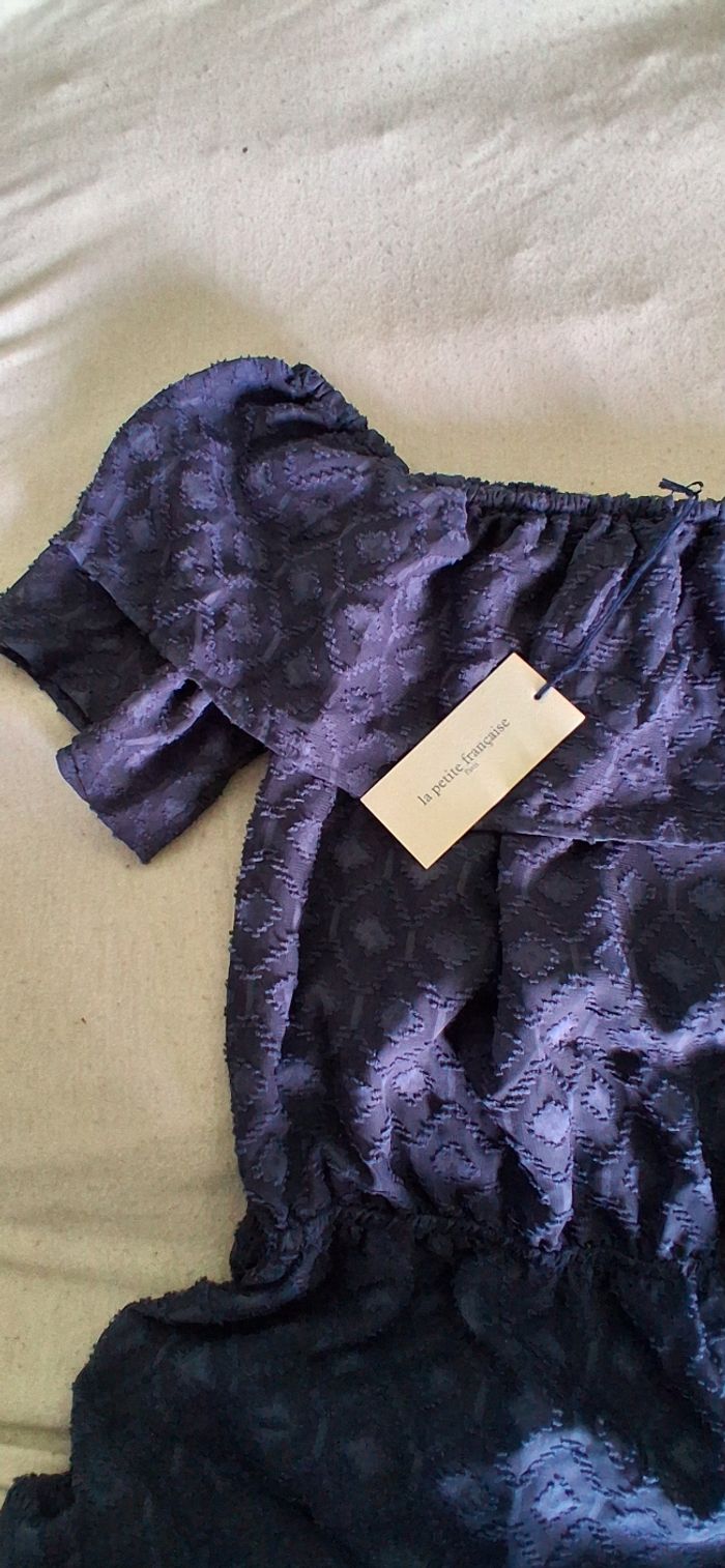 Robe courte bleu marine La Petite Française