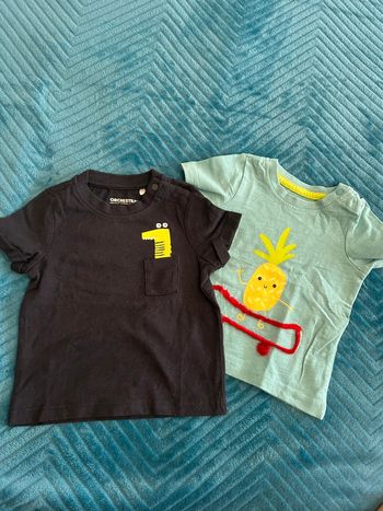Lot 2 tee shirts 3 mois