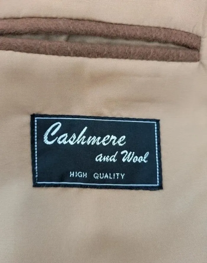 Veste blazer 65% cachemire - en cachemire laine - taille XL/XXL - photo numéro 6