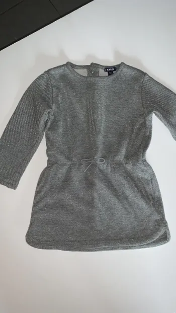 Robe fille couleur grise