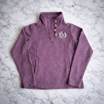 Pull polaire Columbia violet femme taille L – chaud & confortable hiver