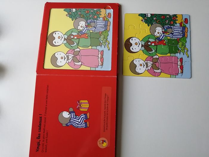 livre puzzle t'choupi - photo numéro 6