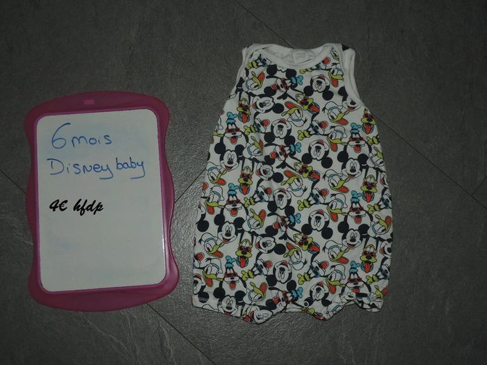 combinaison disney baby taille 6 mois