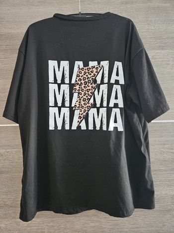 Tee shirt femme noir shein taille M