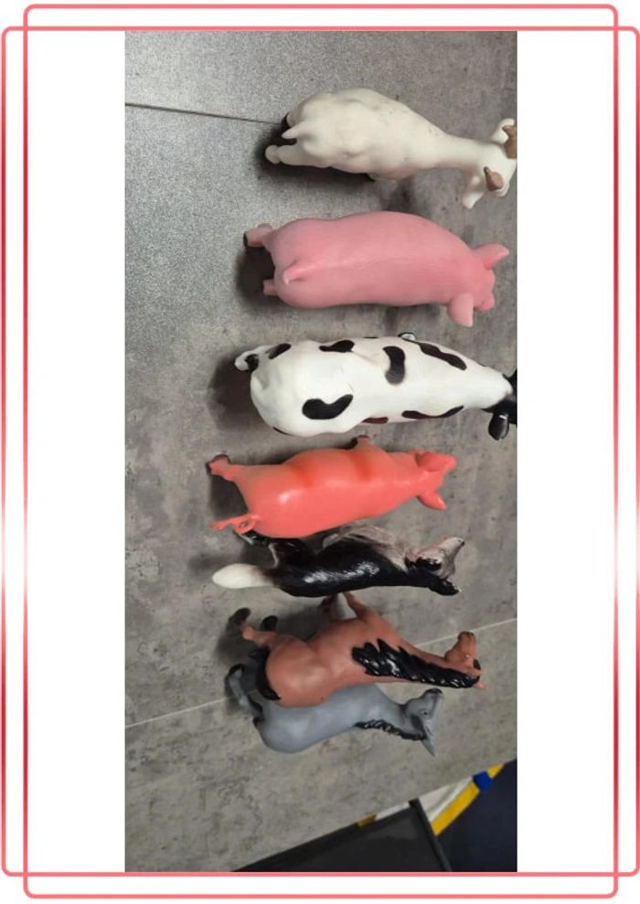 Lot gros animaux de la ferme - photo numéro 3