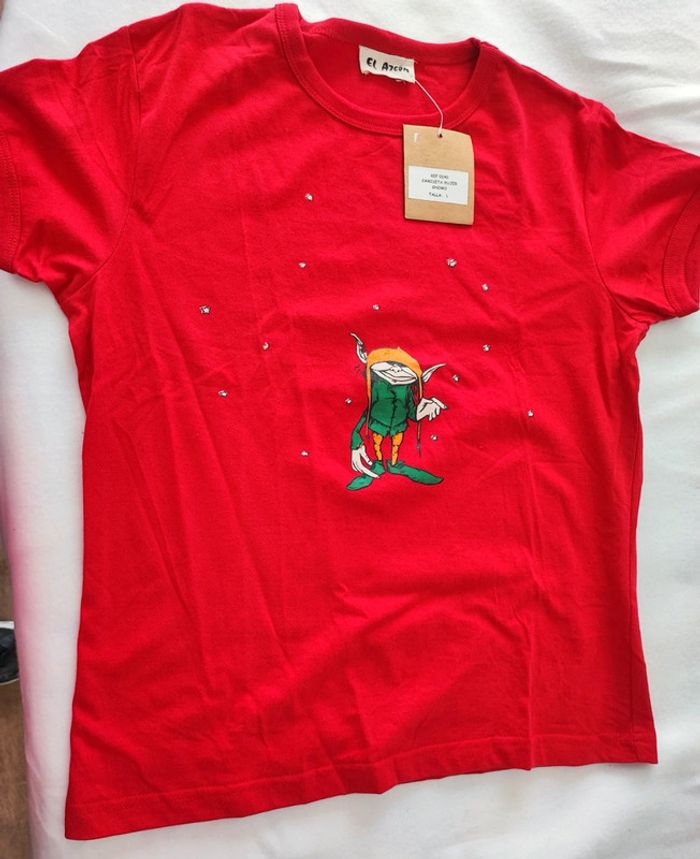 T-shirt femme motif gnome L - photo numéro 2