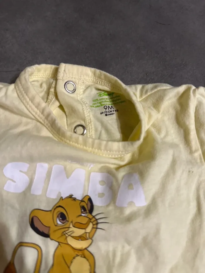 Pyjama le roi lion 9 mois - photo numéro 2