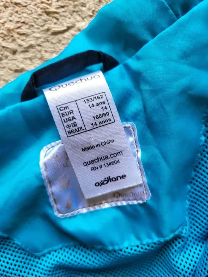 Veste coupe vent imperméable Quechua Décathlon - photo numéro 7