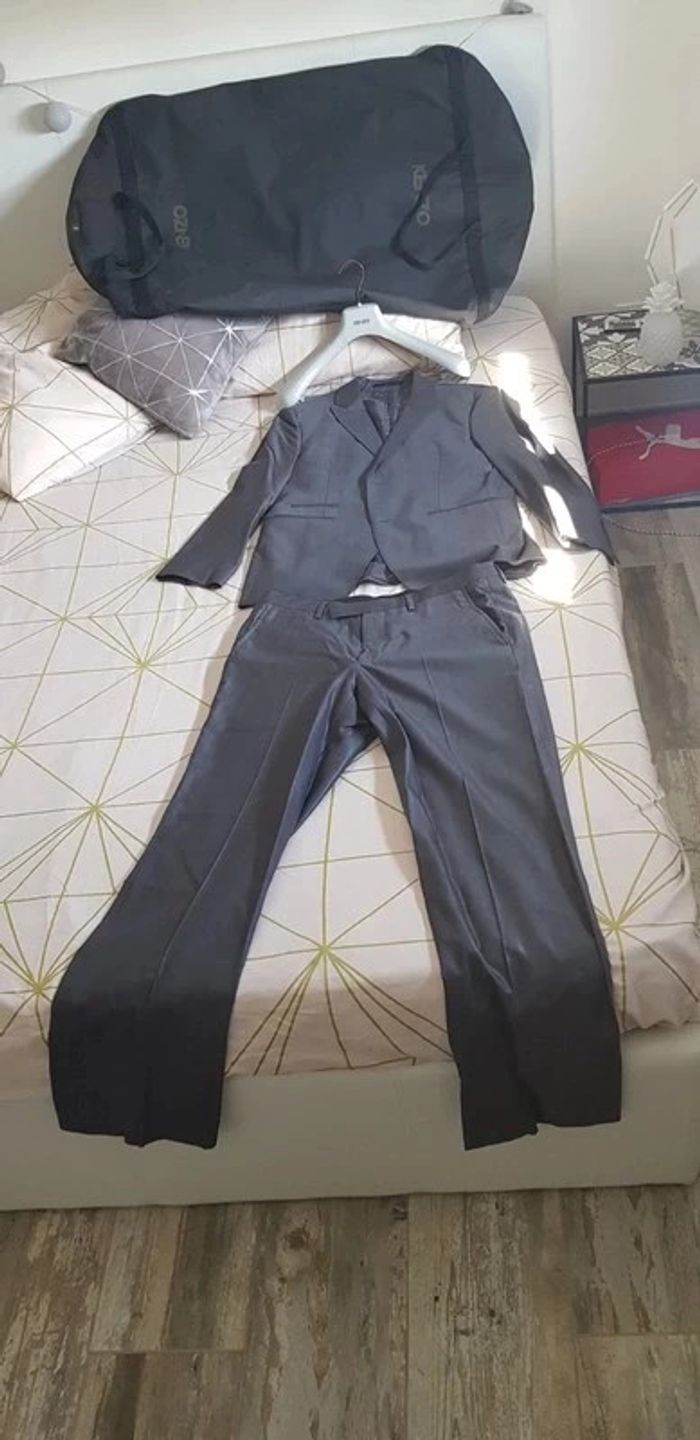 Costume Kenzo Gris T46 = L - photo numéro 3