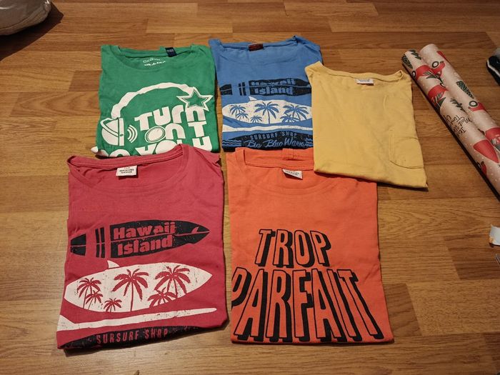 t shirts manches courtes garçon 14 ans