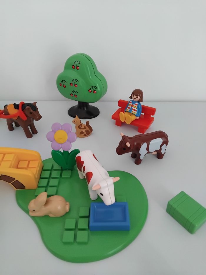 PLAYMOBIL 123 Prairie  Animaux de la Ferme - photo numéro 4