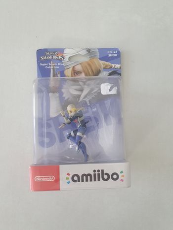 Amiibo Sheik, super smash bros 23. First print