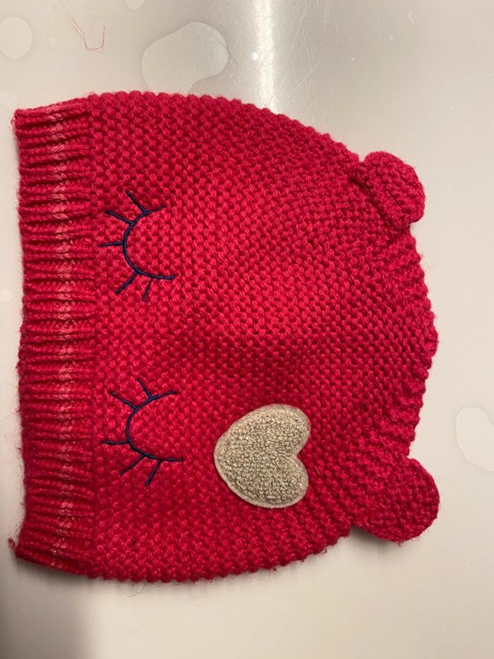 Bonnet catimini rose 49cm