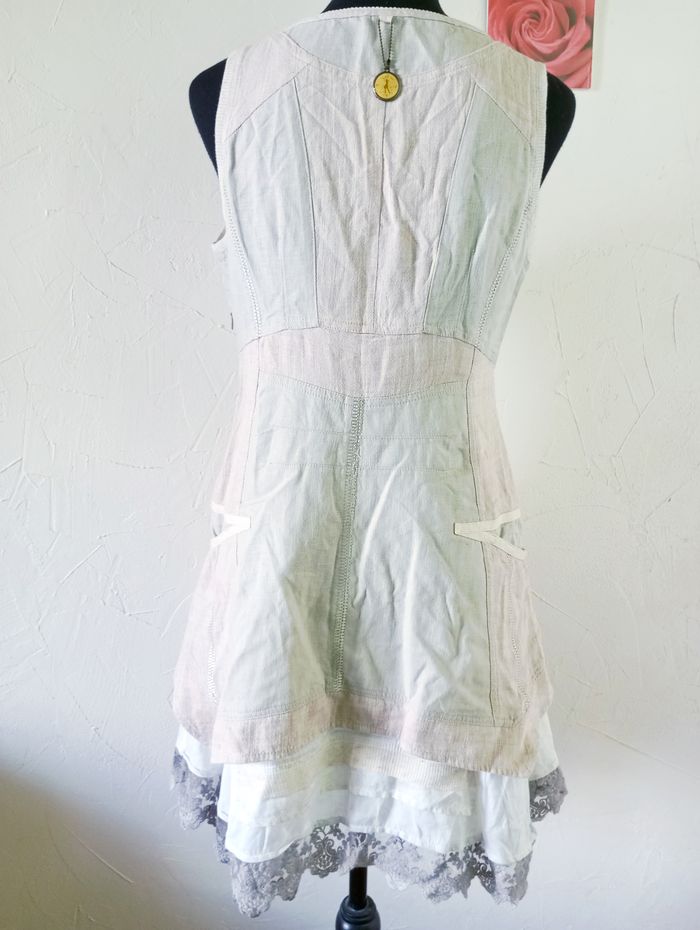 🌸 Robe sans manche, Fille des sables, taille 40 - photo numéro 5