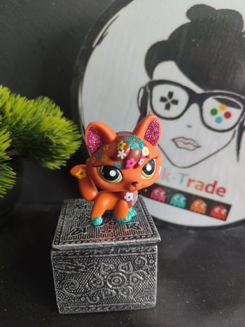 Lps0846 My Littlest Petshop Pet Shop LPS Authentic renard Fox 2341