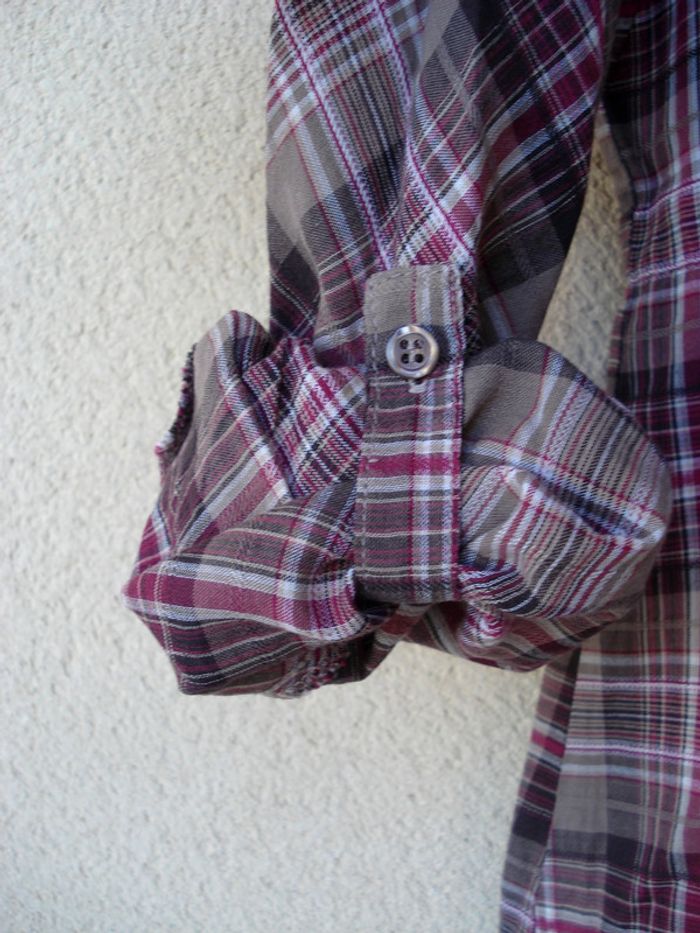 Chemise à carreaux Grain de Malice - Taille 38 - photo numéro 4